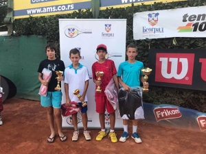 Radomir Tomic Luka Takumi Stula Ognjen Gajic Tadej Mihajlovic 10 Teniske Nade U13